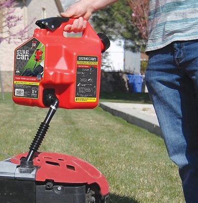 how to use surecan gas cans