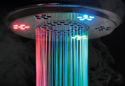 thermasol steam shower head with chromatherapy