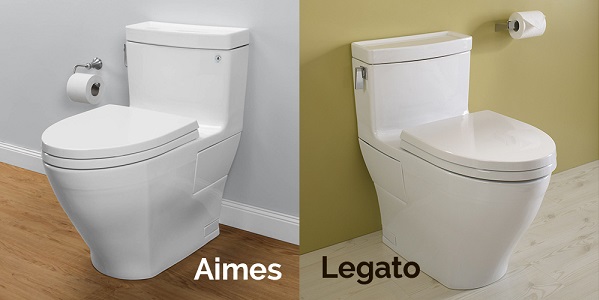 new aimes and legato toilet models by toto