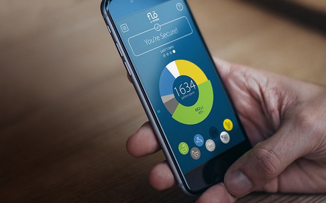 check your water usage with your smartphone and flo by moen app