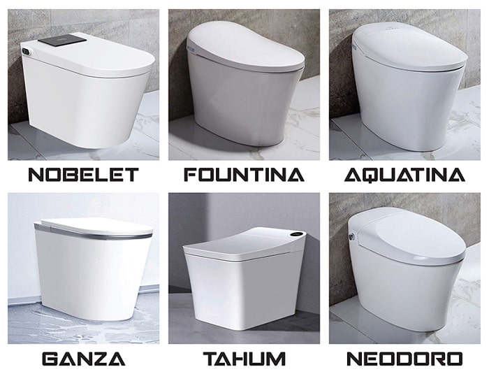 the six original trone bidet toilet combos