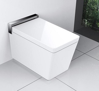 trone glacera luxury smart toilet installed in bathroom