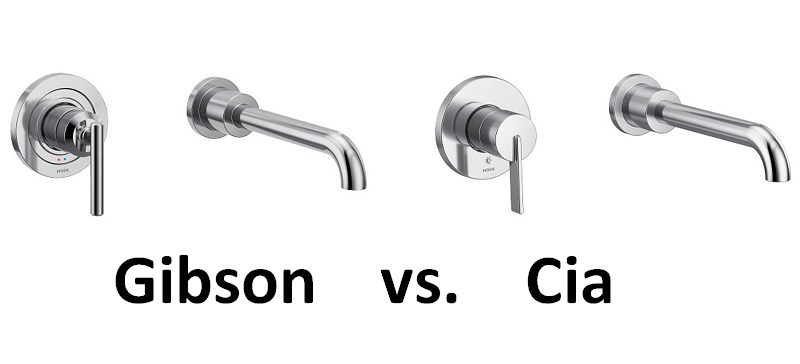 moen gibson tub faucet vs. moen cia