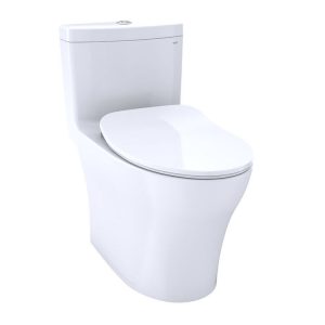 toto aquia iv toilets feature a skirted design