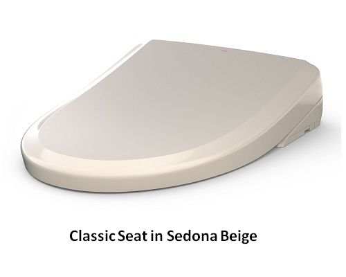 new TOTO WASHLET S7 and S7A classic seat design in Sedona beige