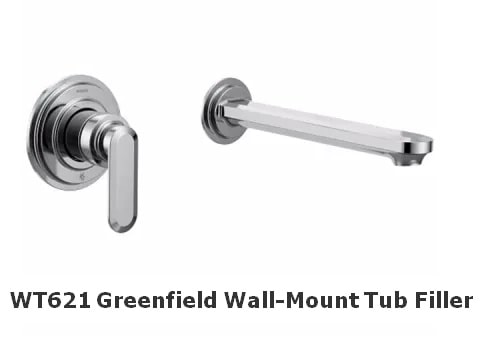 moen greenfield wall-mount tub filler